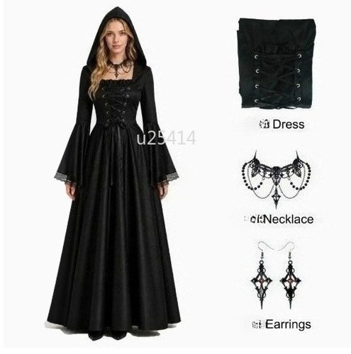 Women long dress - , medieval