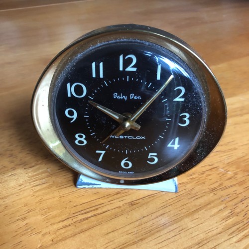 Vintage retro westclox baby - retro,