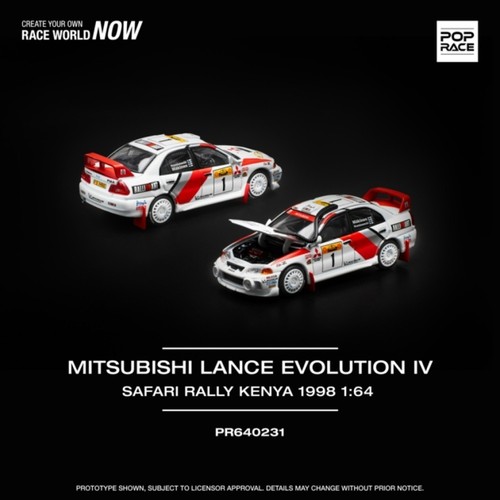 Pop race mitsubishi - 1/64,