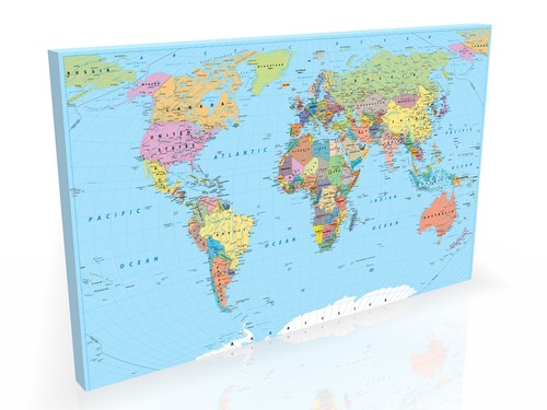 Political world map - world,