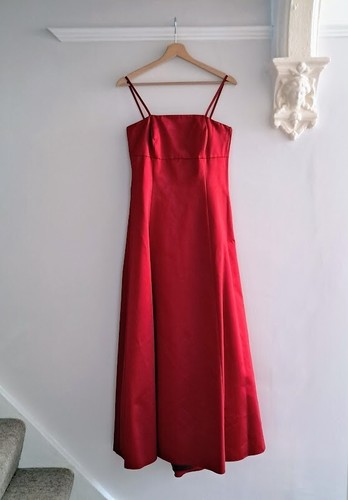 Red bridesmaids dress - bridesmaids,