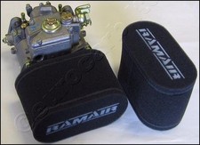 2 x RAMAIR carb double trumpet socks  Weber  DCOE Dellorto DHLA 115mm    CS-902