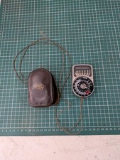 Sangamo Weston Master IV Camera Light Exposure Meter with Leather Case