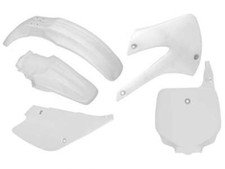 PLASTIC KIT/5 98-13 KX85 WHITE, RTECH R-KITKX0-BN0-507