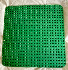 Lego Duplo Large Base Board Green Plate 15" x 15"  34278  Round Corners