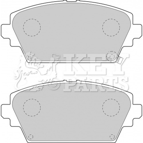 Brake pads set for nissan - for,