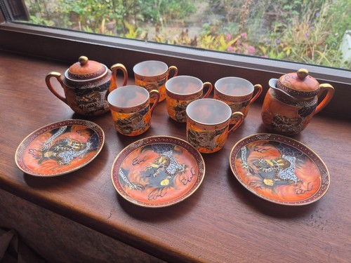 Vintage japanese dragonware - japanese,