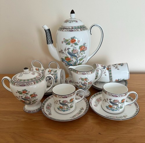 Vintage wedgwood kutani crane - kutani,