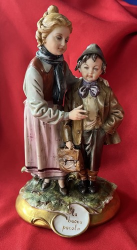 Capodimonte porcelain figure - porcelain,