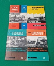 4 x Vintage Ian Allan ABC Locoshed Books Railway Ephemera