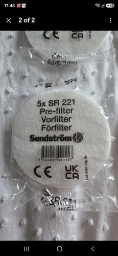 Sundstrom sr221 pre filter - sundstrom,