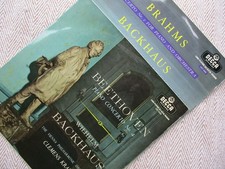 Decca LXT 5354/5365, Backhaus, Schuricht, Krauss, Brahms, Beethoven. Please read