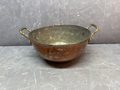 Vintage copper brass jam - jam, pan