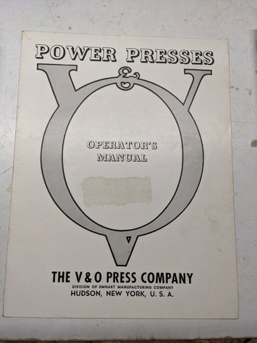 Power press emhart - power,