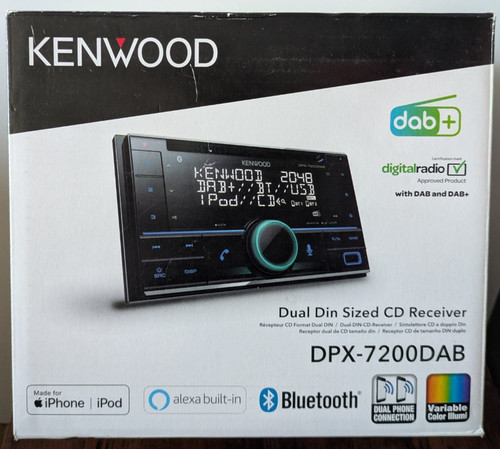 Kenwood dpx 7200dab double din - dpx-7200dab,