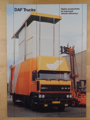 Daf volume truck brochure 1983 - volume,