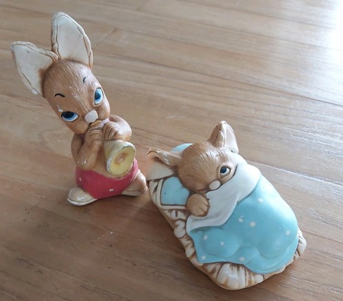 Pendelfin rabbit figurines - pendelfin,