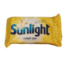 Sunlight Yellow Household Soap Real Lemon MultiPurpose Laundry Bar - 80g UK