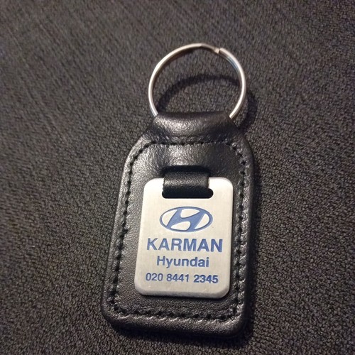 Krmaan hyundai leather keyring - krmaan,