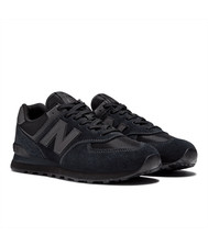New Balance Men's 574 Casual Shoes, Black/Black
