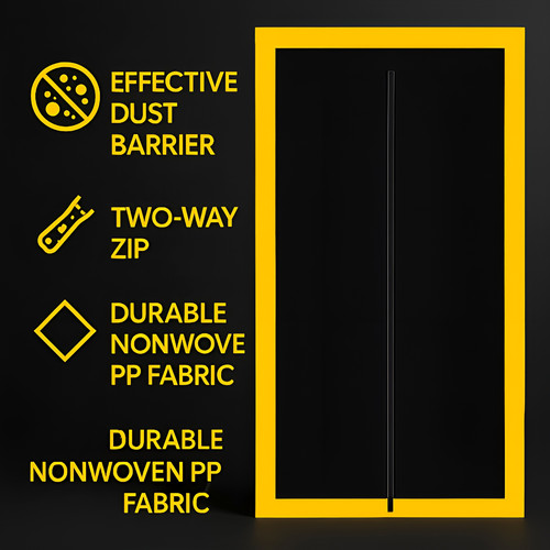 Black zipper dust - zipper,