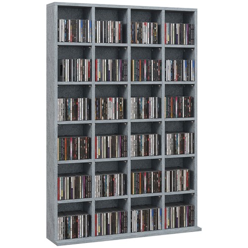 Homcom dvd media storage - cd,