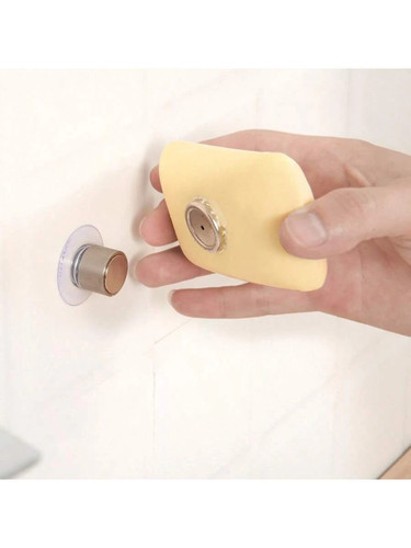 Magnetic soap dish drill - soap, no