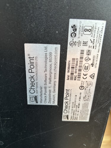 Check point 4800 - 4800, firewall