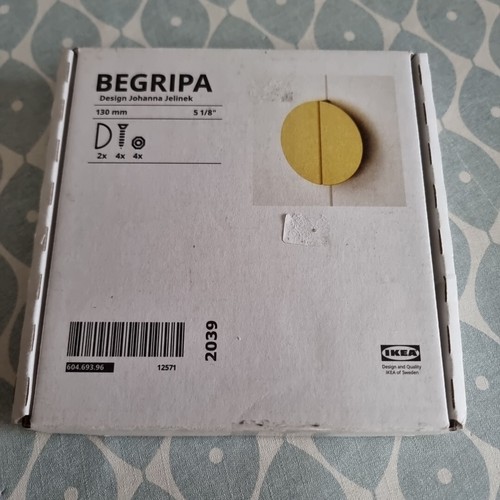 Ikea begripa handles - begripa, yellow
