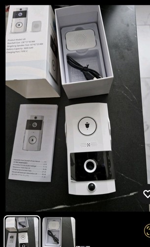 Wifi video door bell - door, set