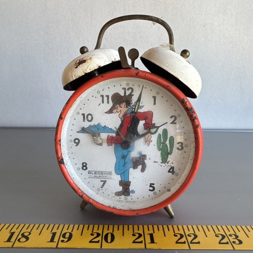 Vintage blessing alarm clock - vintage,