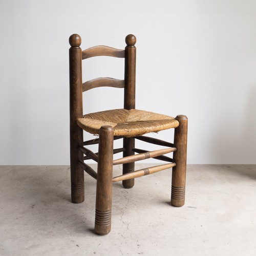 Vintage french brutalist oak - vintage,