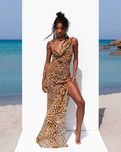 Rat and boa lazure dress - and,