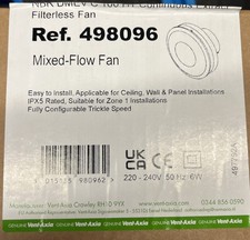 Vent-Axia 498096 Lo-Carbon NBR