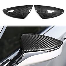 Real Carbon Fiber Mirror Cover Cap Replacement For Lexus ES LS UX RC 19-22