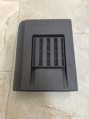 Grey roof tile vent fit - vent,