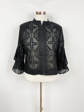 ONCE WAS sheer embroidered