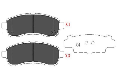 Front brake pad - brake,