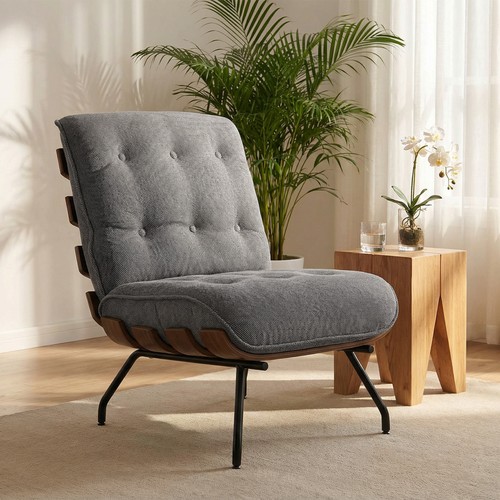Accent chair linen look - accent, linen-look