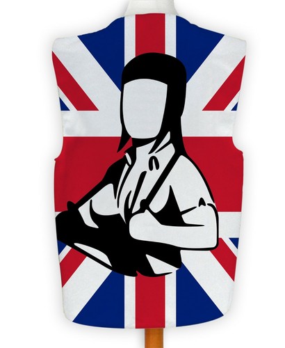 Skinhead girl union jack - union,