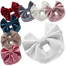 Baby Girl BOW HEADBAND Velour 