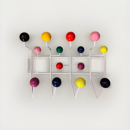 Vintage large colourful atomic - large,