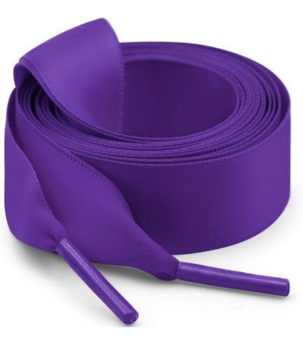 Flat shoe laces satin - laces,