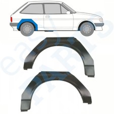 FORD FIESTA MK2 1983-1989 3 DOOR REAR WHEEL ARCH REPAIR PANEL PANEL / PAIR