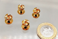 4 Gold-Tone Love Knot Design