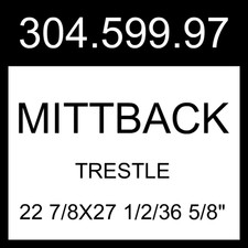 IKEA MITTBACK Trestle Birch