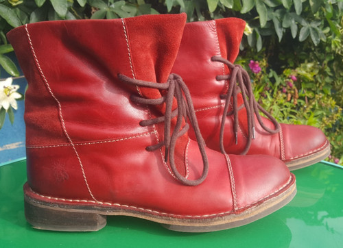 Fly london red leather - fly,