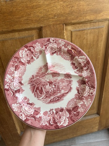 Enoch wood ware - ware, pink/red