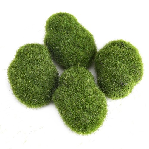 12pcs artificial moss rocks - moss,