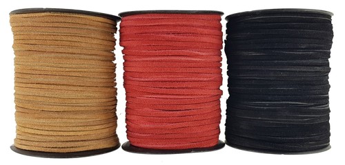 Leather suede laces cord - leather,
